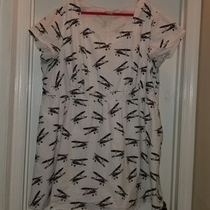eShakti Airplane Swing Dress